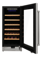 Thor Kitchen 15-inch Single Zone Wine Cooler, 33 Wine Bottle Capacity - Model Twc1501 - (TWC1501)