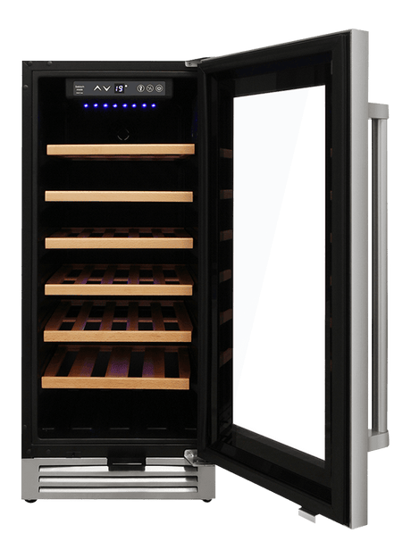 Thor Kitchen 15-inch Single Zone Wine Cooler, 33 Wine Bottle Capacity - Model Twc1501 - (TWC1501)