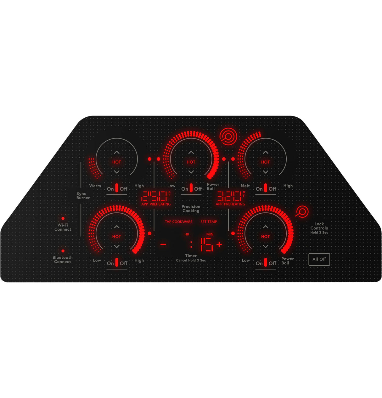 Caf(eback)(TM) 36" Touch-Control Electric Cooktop - (CEP90362TSS)