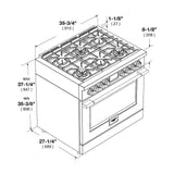 36" ALL GAS RANGE - (F4PGR366S2)