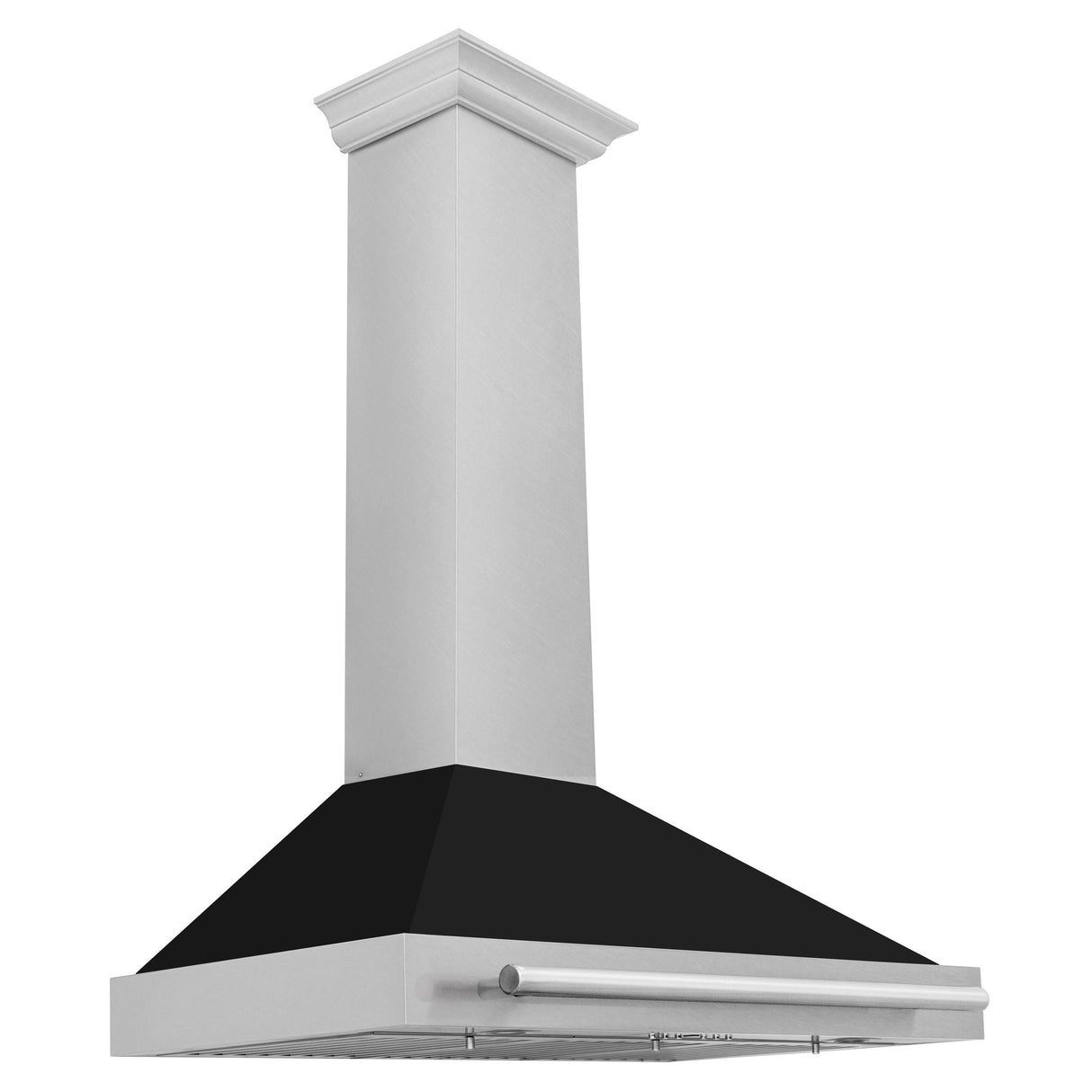 ZLINE 36 in. Convertible Fingerprint Resistant DuraSnow' Stainless Steel Range Hood with Stainless Steel Handle (KB4SNX-36) [Color: Black Matte Shell] - (KB4SNXBLM36)