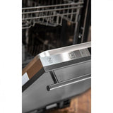 ZLINE 24 in. Top Control Dishwasher with Stainless Steel Tub and Modern Style Handle, 52dBa (DW-24) [Color: DuraSnow] - (DWSN24)