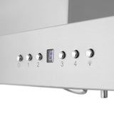 ZLINE Island Mount Range Hood in Stainless Steel with Built-in ZLINE CrownSound Bluetooth Speakers (KE2iCRN-BT) - (KE2ICRNBT30)