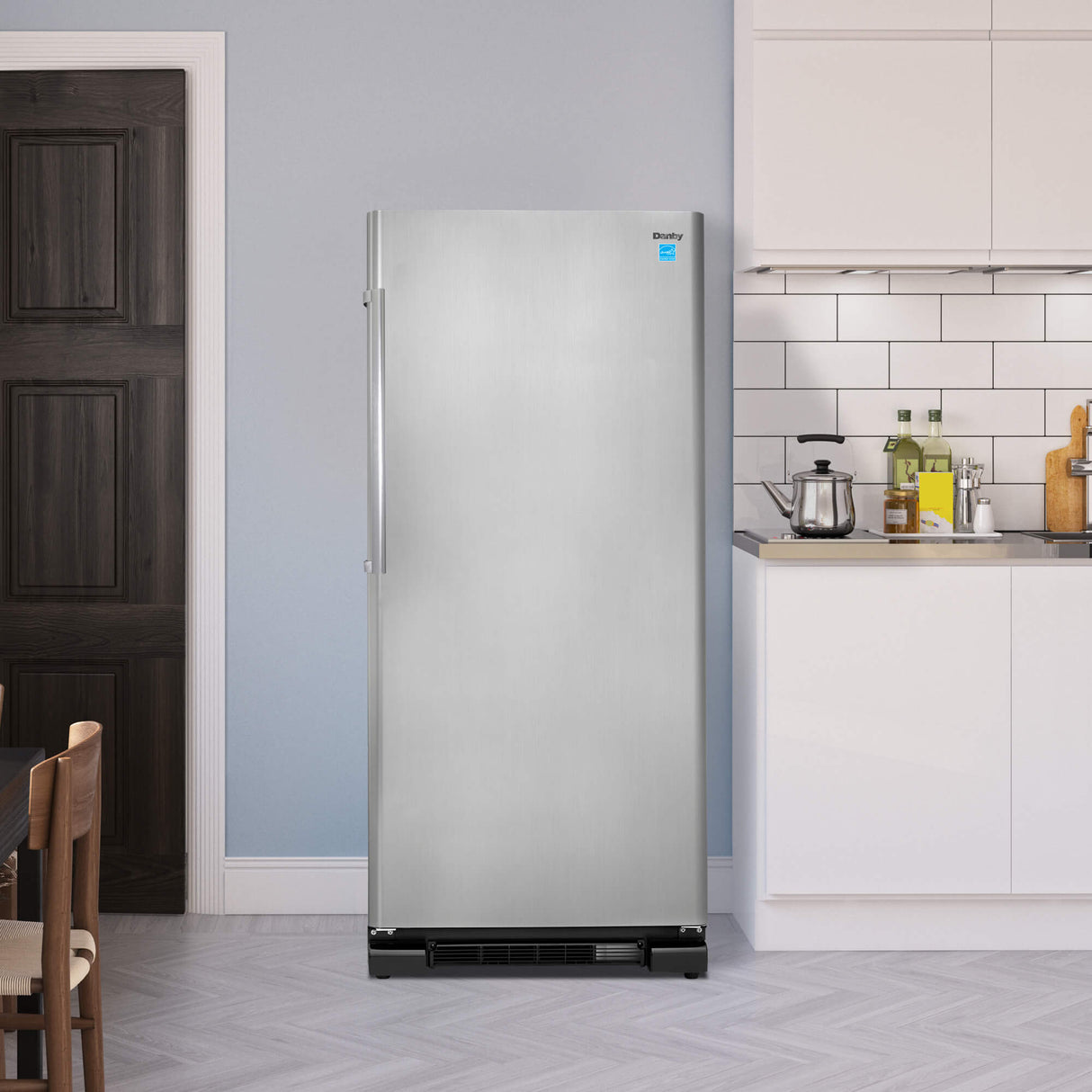 Danby Designer 17.0 cu. ft. Apartment Size Fridge in Stainless Steel Look - (DAR170A3BSLDD)