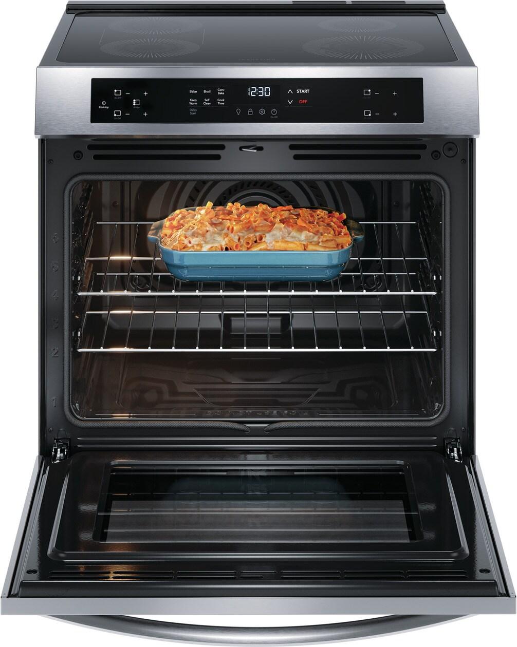 Frigidaire 30" Front Control Induction Range with Convection Bake - (FCFI3083AS)