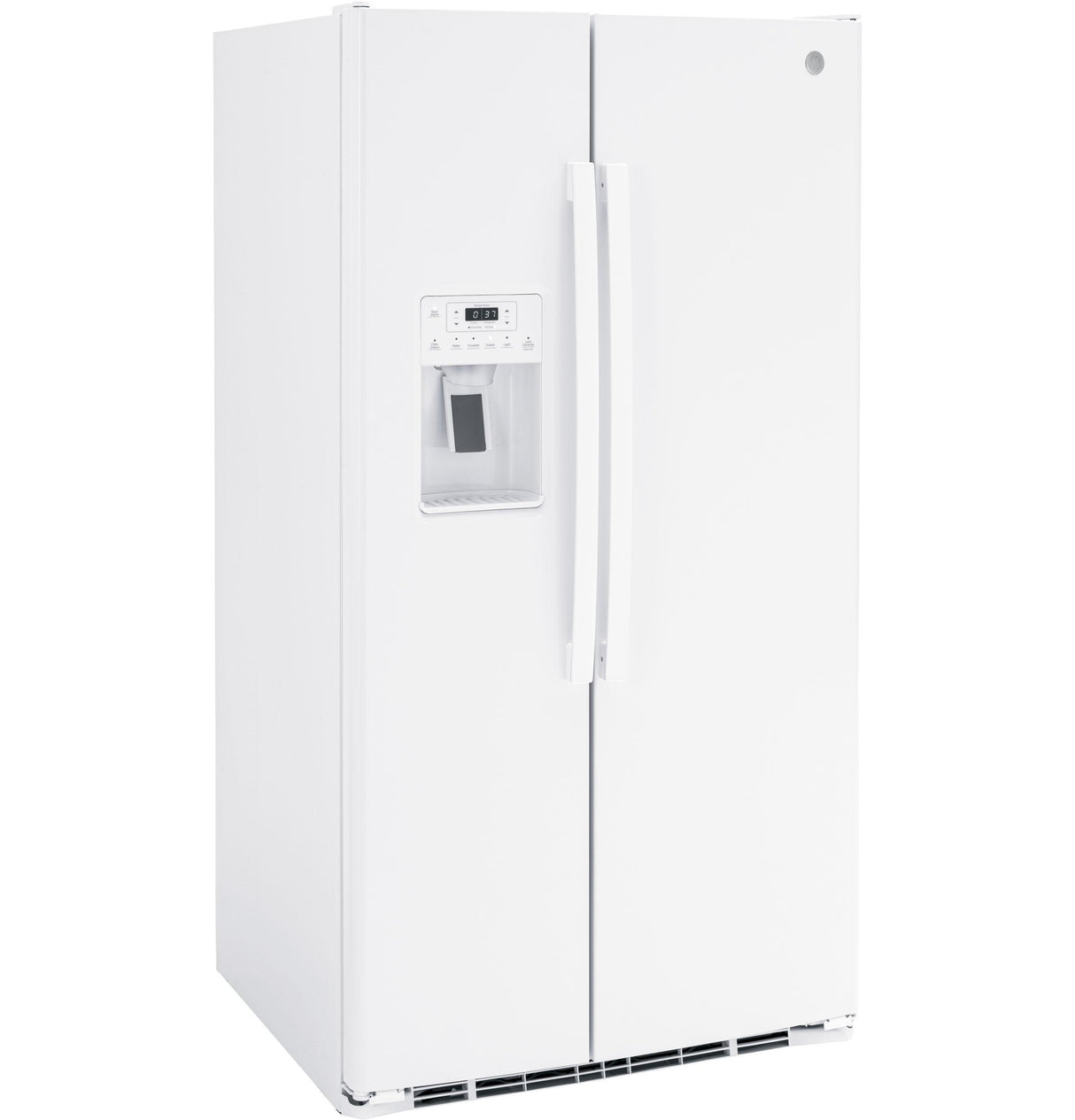 GE(R) 25.3 Cu. Ft. Side-By-Side Refrigerator - (GSS25GGPWW)