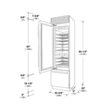 24" PRO WINE CELLAR - LEFT HINGE - (F7PBW24S1L)