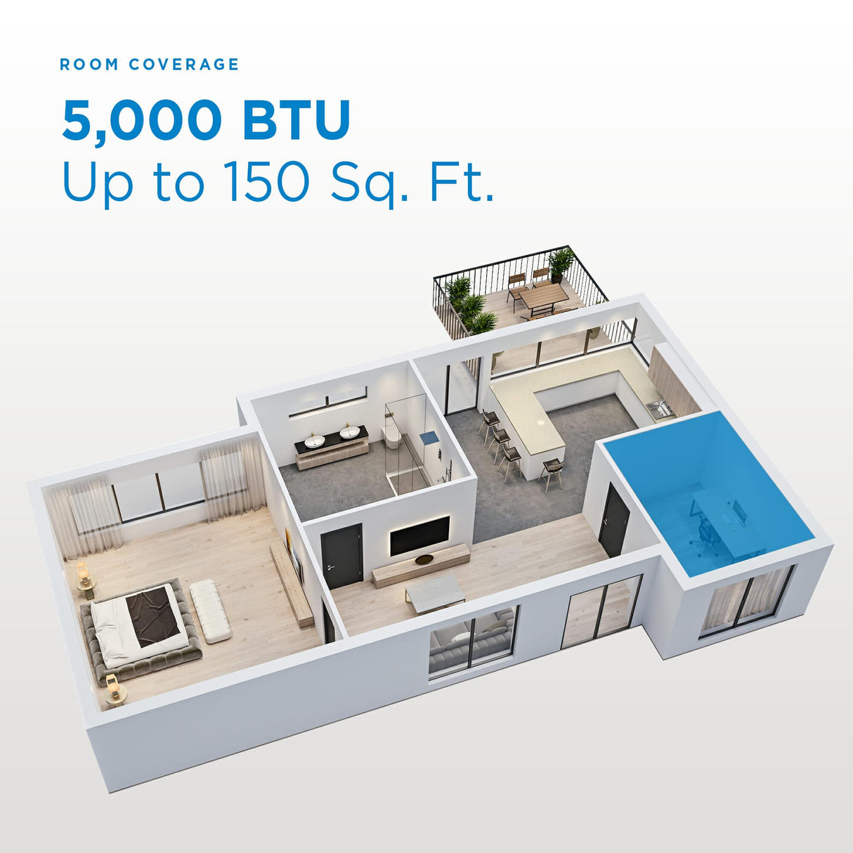 Danby 5,000 BTU Window AC in White - (DAC050ME1WDB)