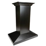 ZLINE Wooden Island Mount Range Hood in Black (KBiCC) - (KBICC30)