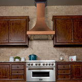 ZLINE Designer Series Hand-Hammered Copper Finish Wall Range Hood (8632H) - (8632H30)