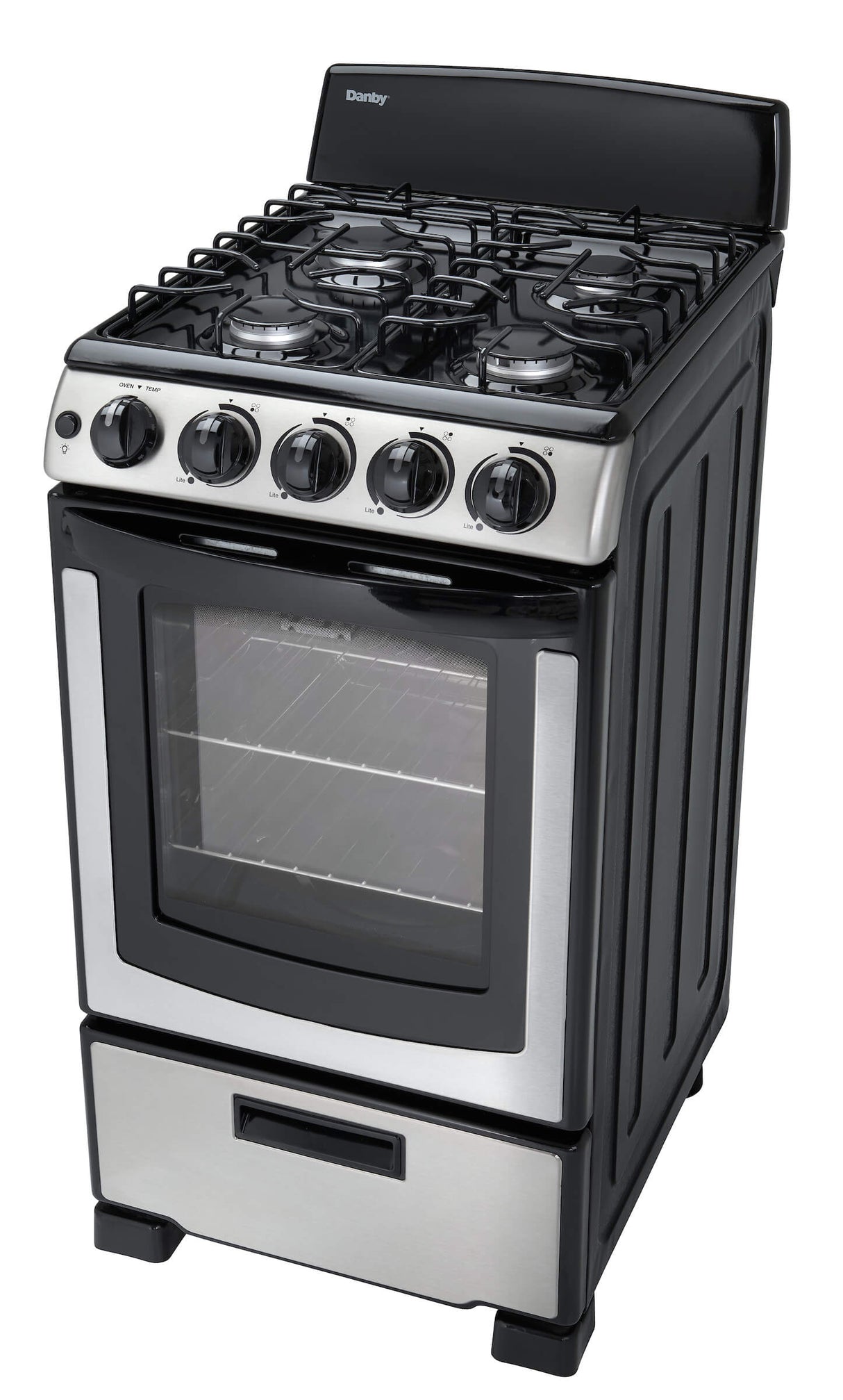 Danby 20" Wide Gas Range in Stainless Steel - (DR202BSSGLP)