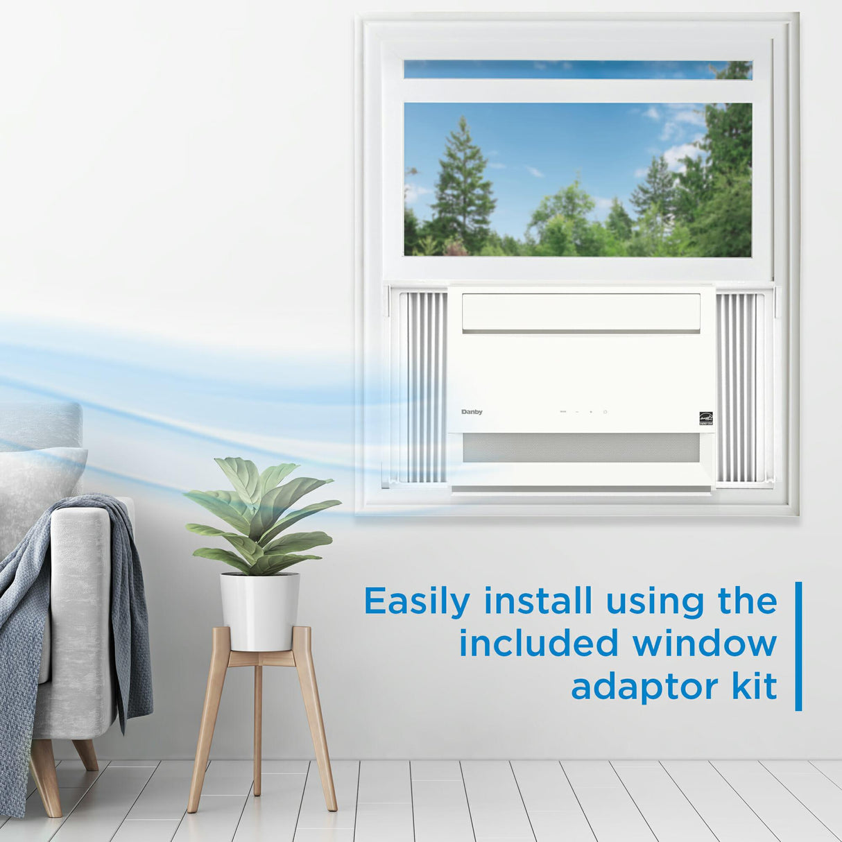 Danby 8,000 BTU Window AC with WIFI in White - (DAC080B5WDB)