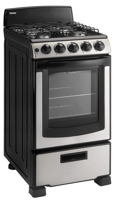 Danby 20" Wide Gas Range in Stainless Steel - (DR202BSSGLP)