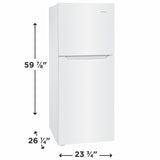 Frigidaire 10.1 Cu. Ft. Top Freezer Apartment-Size Refrigerator - (FFET1022UW)