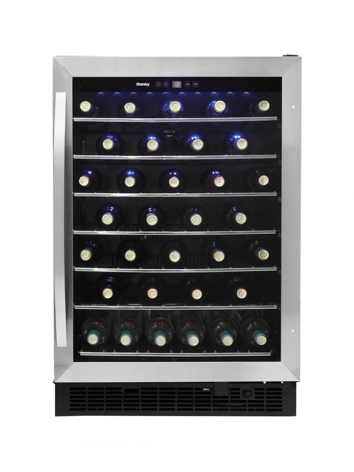 Danby 60 Bottle Built-in Wine Cooler in Stainless Steel - (DWC057A1BSS)