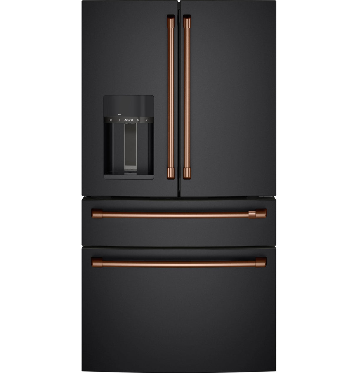 Caf(eback)(TM) ENERGY STAR(R) 22.3 Cu. Ft. Smart Counter-Depth 4-Door French-Door Refrigerator - (CXE22DP3PD1)