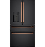 Caf(eback)(TM) ENERGY STAR(R) 22.3 Cu. Ft. Smart Counter-Depth 4-Door French-Door Refrigerator - (CXE22DP3PD1)