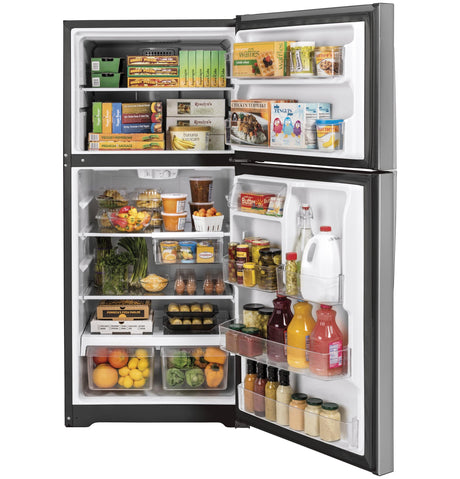 GE(R) 19.2 Cu. Ft. Garage Ready Top-Freezer Refrigerator - (GTS19KYNRFS)