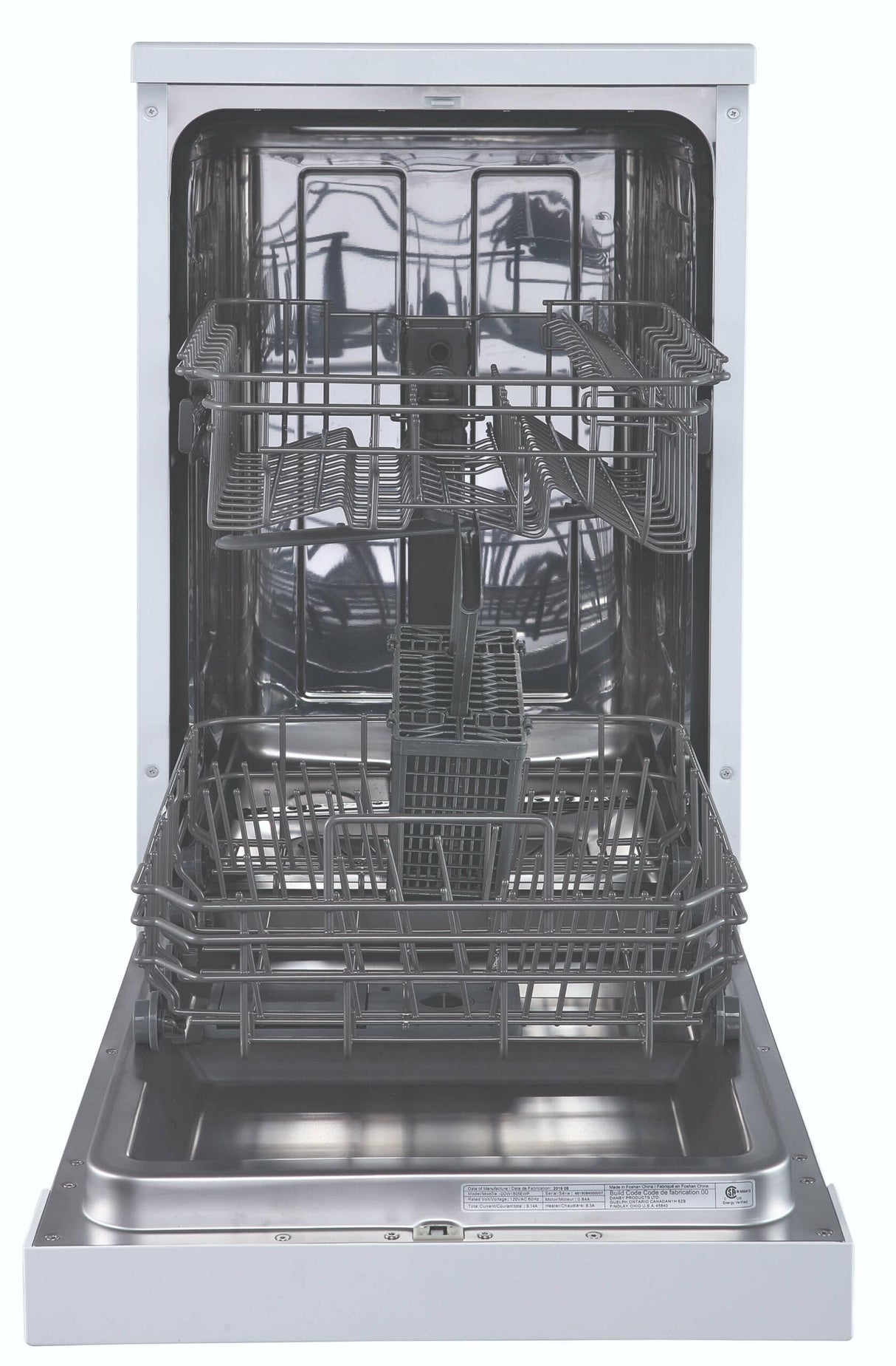 Danby 18" Wide Portable Dishwasher in White - (DDW1805EWP)