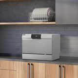 Danby 6 Place Setting Countertop Dishwasher in Silver - (DDW631SDB)