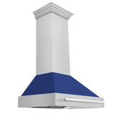 ZLINE 36 in. DuraSnow Stainless Steel Range Hood with DuraSnow Shell (8654SNX-36) [Color: Red Gloss] - (8654SNXRG36)