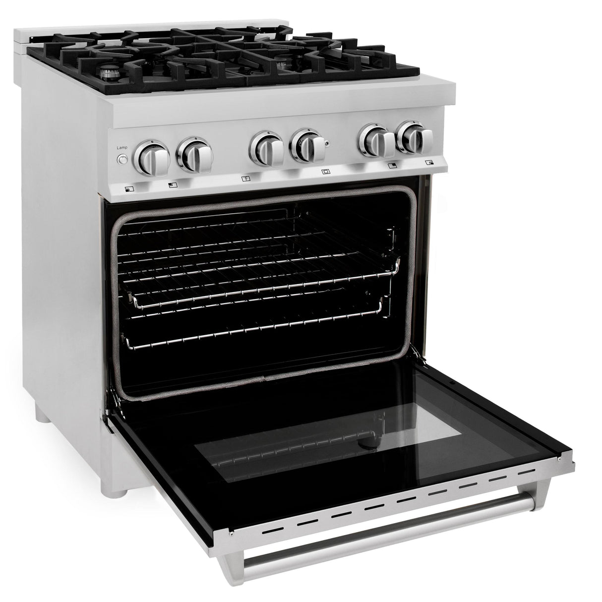 ZLINE 30 in. Dual Fuel Range with Gas Stove and Electric Oven in Stainless Steel (RA30) [Color: Stainless Steel] - (RA30)