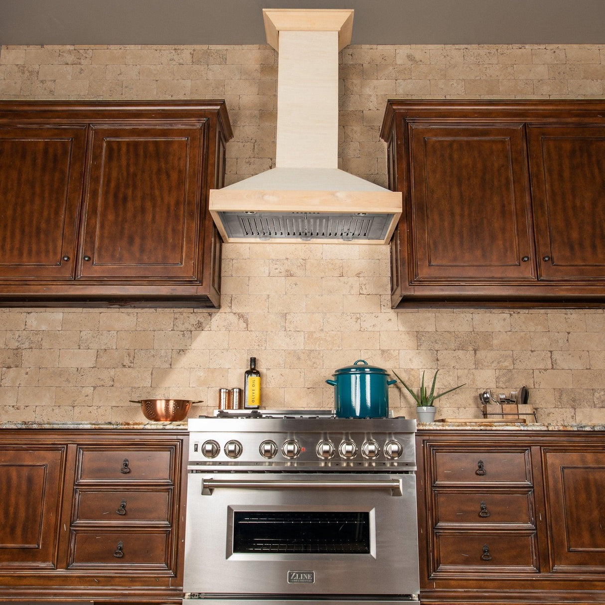 ZLINE Ducted Unfinished Wooden Wall Mount Range Hood (KBUF) - (KBUF30)