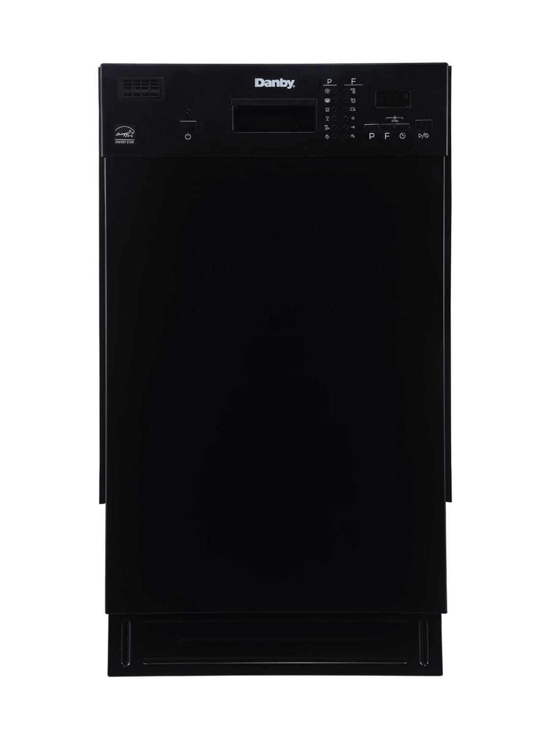 Danby 18" Wide Built-in Dishwasher in Black - (DDW1804EB)