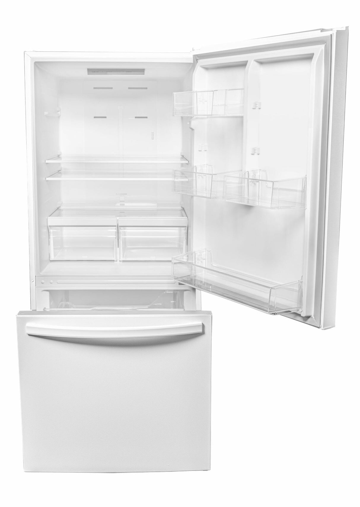 Danby Designer 18.7 cu. ft. Apartment Fridge Bottom Mount in White - (DBM187E1WDB)