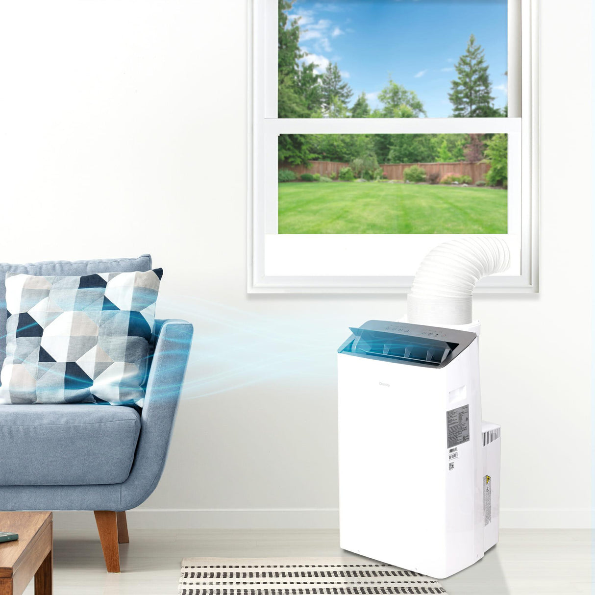 Danby 14,000 BTU (12,000 SACC) 3-in-1 Inverter Portable Air Conditioner in White - (DPA120B9IWDB6)