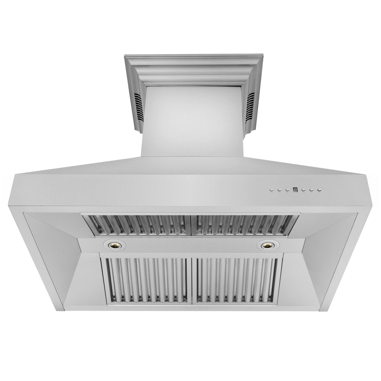 ZLINE Ducted Vent Wall Mount Range Hood in Stainless Steel with Built-in ZLINE CrownSound Bluetooth Speakers (667CRN-BT) - (667CRNBT30)