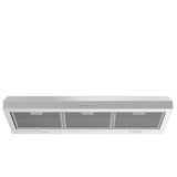 ZLINE 30 inch 280 CFM Ducted Under Cabinet Range Hood in Stainless Steel - Hardwired Power (615-30) - (61530)