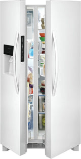 Frigidaire 25.6 Cu. Ft. 36" Standard Depth Side by Side Refrigerator - (FRSS2623AW)