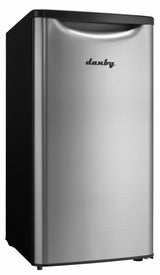 Danby 3.3 cu. ft. Compact Fridge in Stainless Steel - (DAR033A6BSLDB)