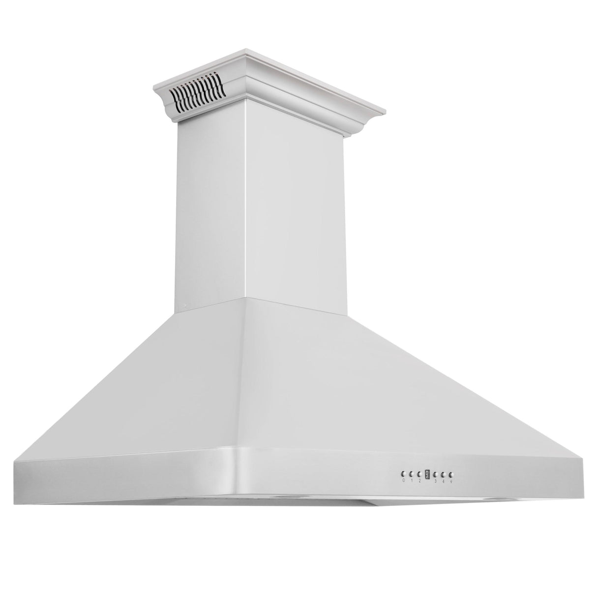 ZLINE 30 in. Wall Mount Range Hood in Stainless Steel with Built-in ZLINE CrownSound Bluetooth Speakers (KF2CRN-BT) - (KF2CRNBT30)