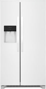 Frigidaire 25.6 Cu. Ft. 36" Standard Depth Side by Side Refrigerator - (FRSS2623AW)