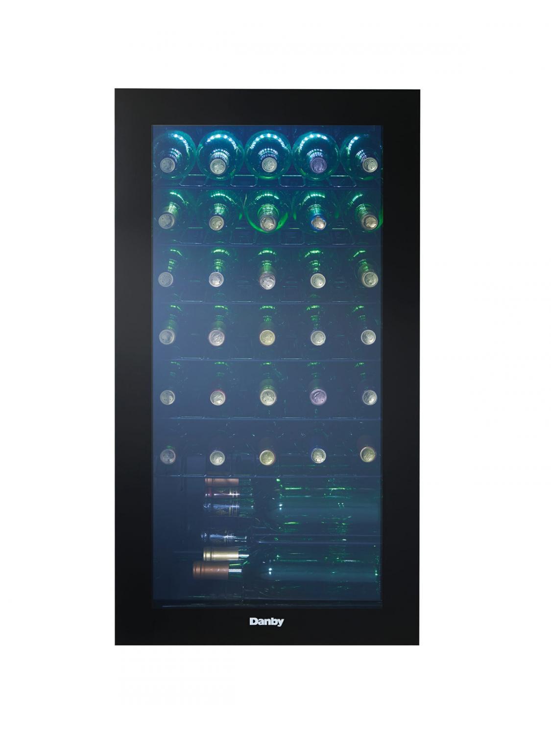 Danby 36 Bottle Free-Standing Wine Cooler in Black - (DWC036A2BDB6)