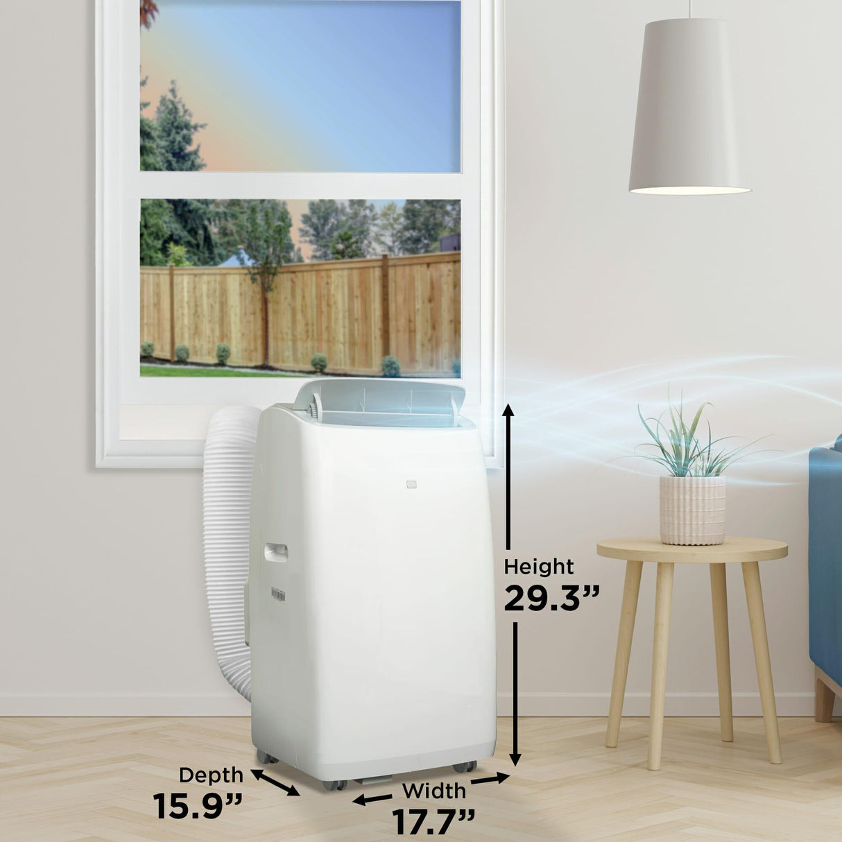 Danby 14,000 BTU (10,000 SACC) 3-in-1 Portable Air Conditioner in White - (DPA100E5WDB6)