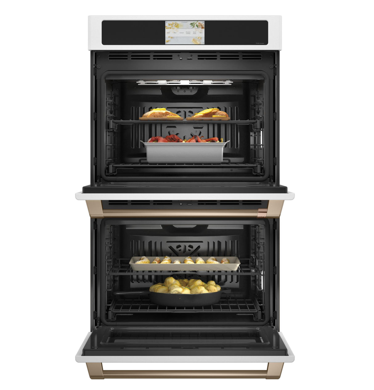 Caf(eback)(TM) Professional Series 30" Smart Built-In Convection Double Wall Oven - (CTD90DP4NW2)