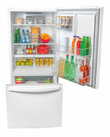 Danby Designer 18.7 cu. ft. Apartment Fridge Bottom Mount in White - (DBM187E1WDB)