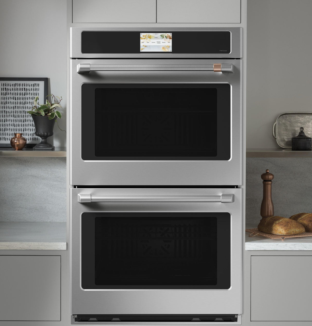 Caf(eback)(TM) 30" Smart Double Wall Oven with Convection - (CTD70DP2NS1)