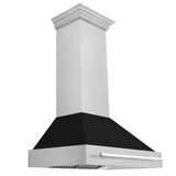 ZLINE 36 in. DuraSnow Stainless Steel Range Hood with DuraSnow Shell (8654SNX-36) [Color: Black Matte] - (8654SNXBLM36)