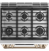 Caf(eback)(TM) 30" Smart Slide-In, Front-Control, Gas Range with Convection Oven - (CGS700P4MW2)