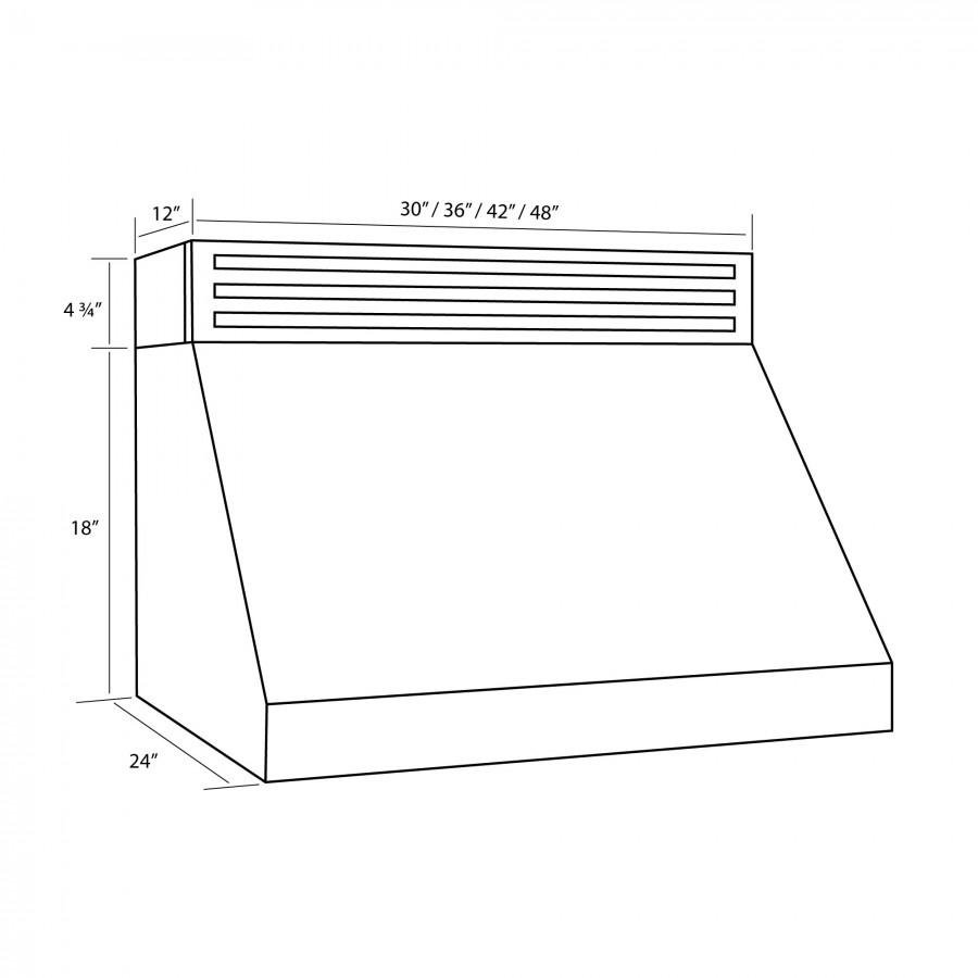 ZLINE Recirculating Under Cabinet Range Hood in Stainless Steel (RK523) - (RK52330)