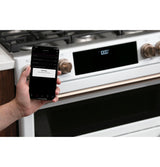 Caf(eback)(TM) 30" Smart Slide-In, Front-Control, Gas Double-Oven Range with Convection - (CGS750P4MW2)