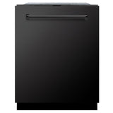 ZLINE 24" Monument Series 3rd Rack Top Touch Control Dishwasher with Stainless Steel Tub, 45dBa (DWMT-24) [Color: Black Stainless Steel] - (DWMTBS24)