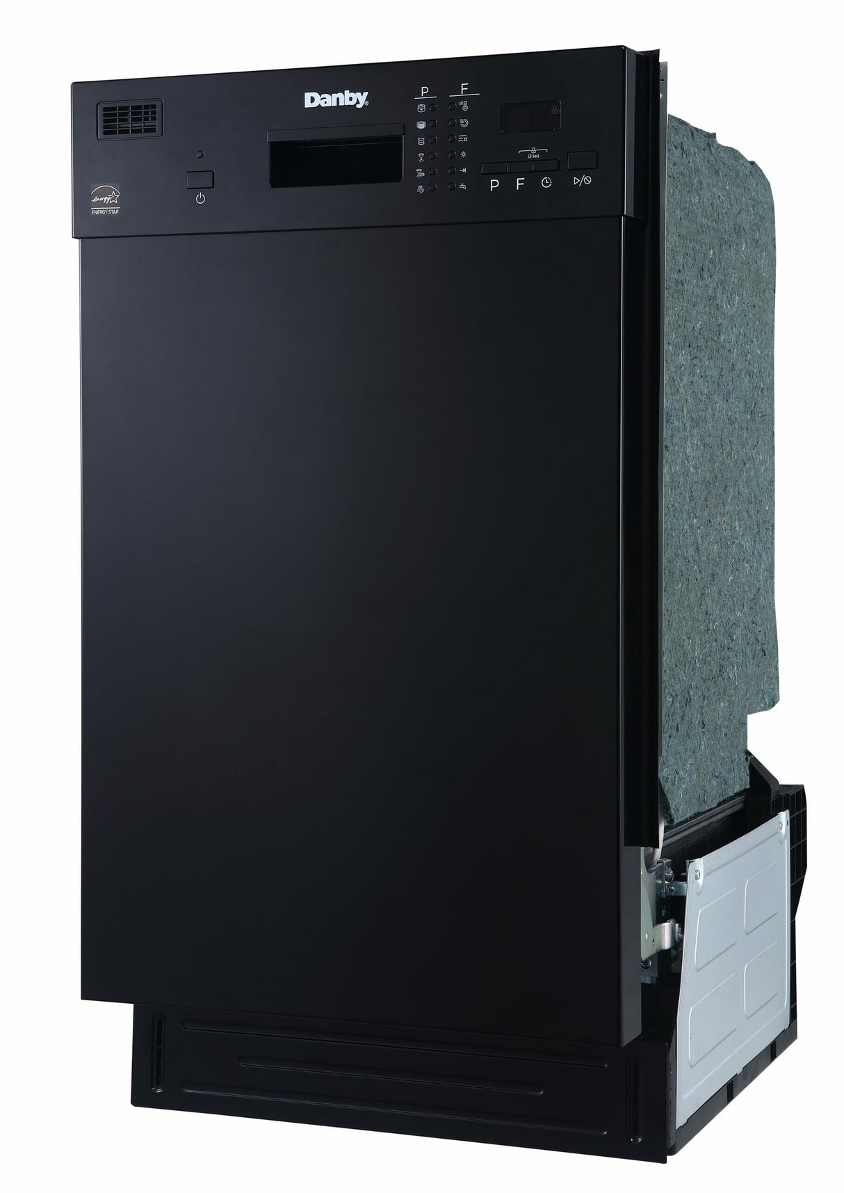 Danby 18" Wide Built-in Dishwasher in Black - (DDW1804EB)