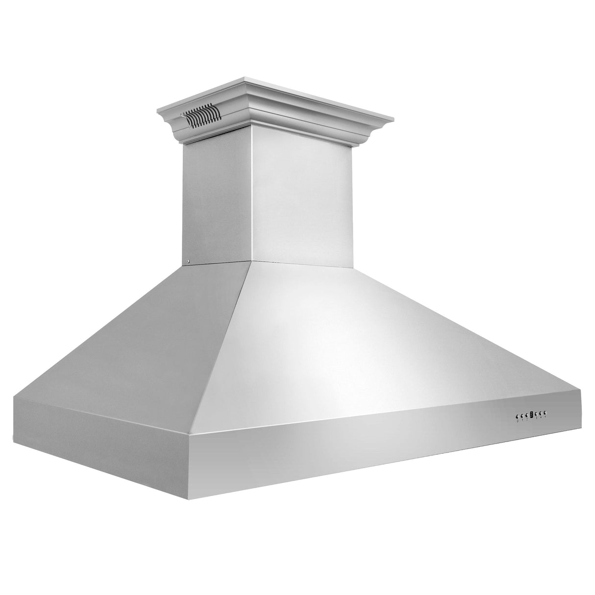 ZLINE Professional Wall Mount Range Hood in Stainless Steel with Built-in ZLINE CrownSound Bluetooth Speakers (697CRN-BT) - (697CRNBT48)