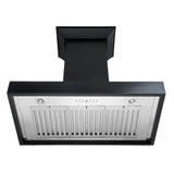 ZLINE Convertible Vent Wooden Wall Mount Range Hood in Black (KBCC) - (KBCC30)