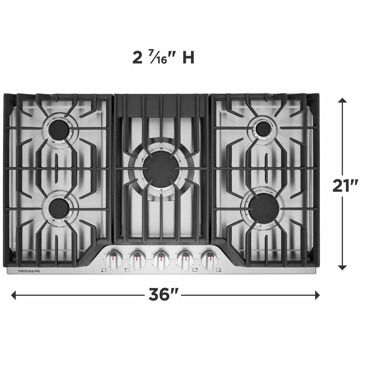 Frigidaire 36" Gas Cooktop - (FCCG3627AS)